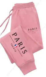 2025 New Hot Sale PARIS Jogger Pants for Women's Trousers High quality Autumn Winter Fleece Casual Sports Sweatpants Women Pants