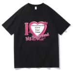 I Love My Boyfriend Coupon Tshirts High Quality Women/Men T-shirts Short Sleeve Summer Tee-shirt DIY Customized Printing ﻿