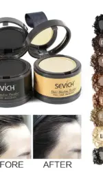 Sevich Hairline Powder 4g Hairline Shadow Powder Makeup Hair Concealer Natural Cover Unisex Hair Loss Product
