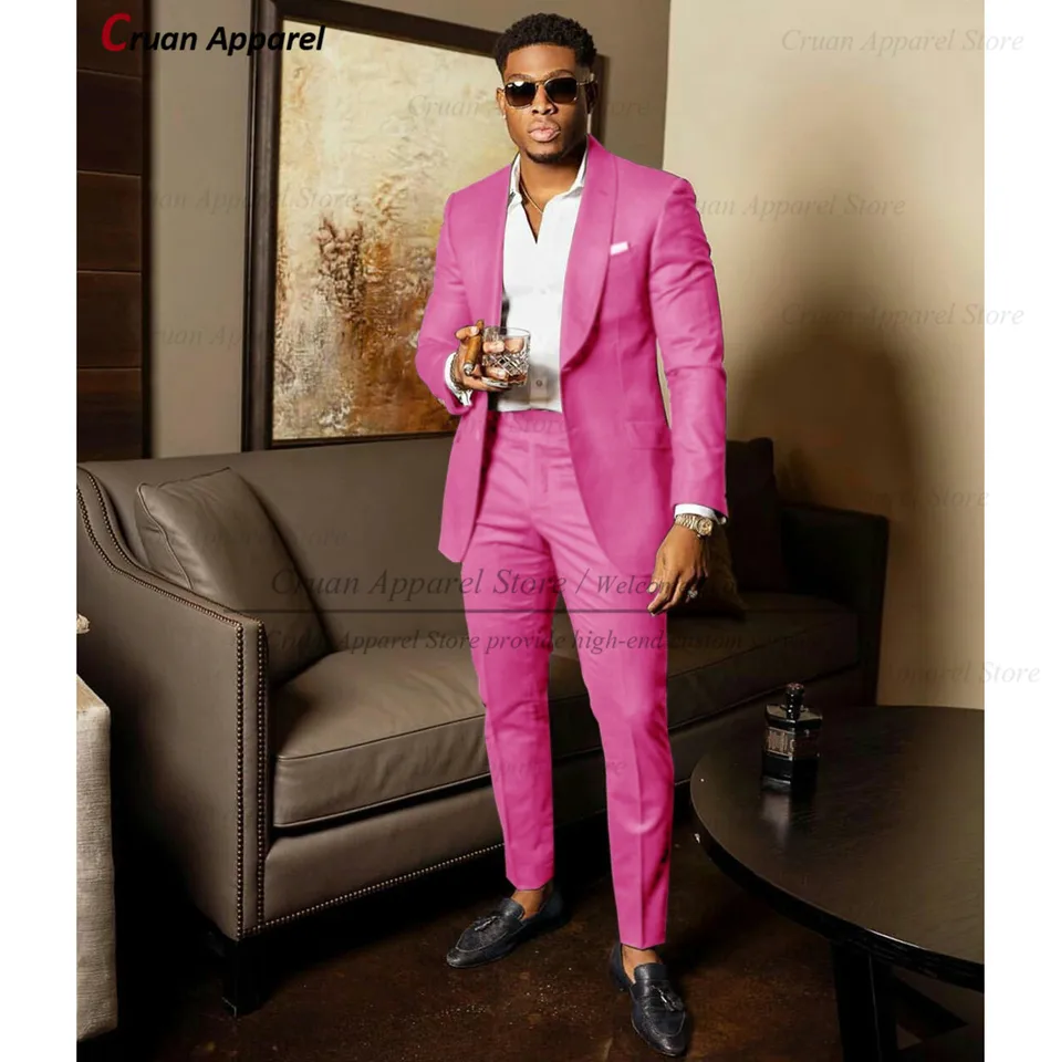 2025 Green Suits for Men Tailor-made Groom Wedding Suits Tuxedo Best Man Blazer Pants 2 Pieces Trendy Fashion Marriage Costume - Image 2