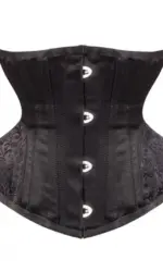 New hourglass Steel boned corset sexy Lace up underbust Bustier Waistband Body Shapers Slimming Waist Trainer 8920