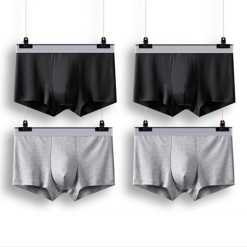 New Men's Underwears Men Panties Boxers Breathable Sexy Male Boxer Solid Underpants Comfortable Plus Size Mens Underwear Boxers - Image 2