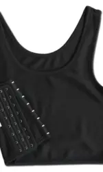 Women Breast Binder Transboy Lesbian Corset Trans Vest Summer Side Buckle Short Tank Top Underwear Shaper Bustier Chest Binder