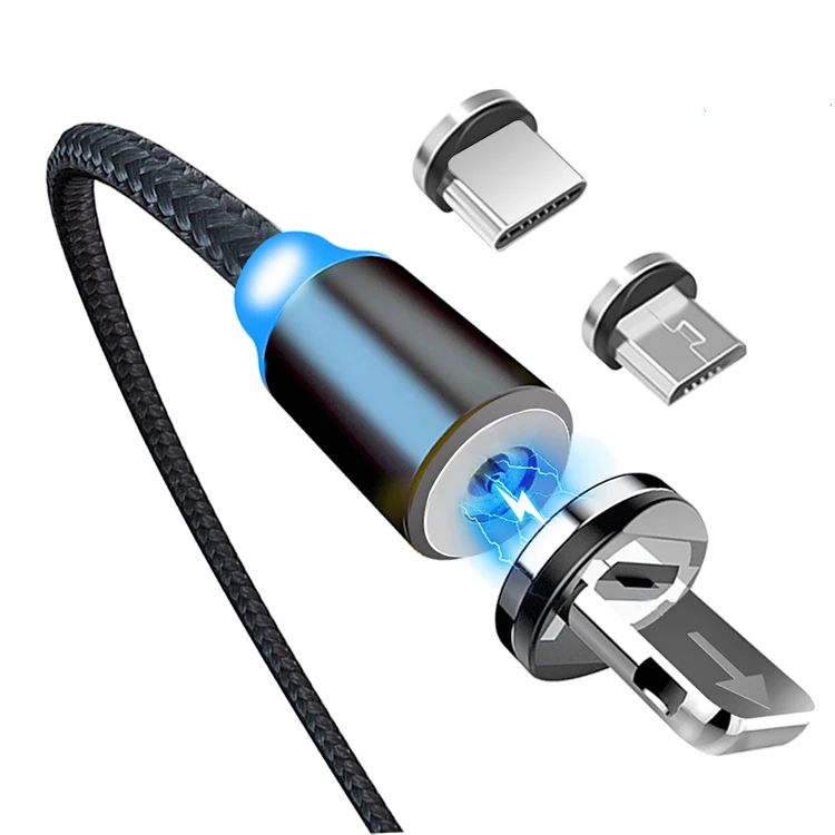 1/3/5 pcs Round Magnetic Cable Tip Micro USB Magnetic Charger Cable Plug USB Type C Magnet Cable Adapter 360 Rotate Cable Tips - Image 6