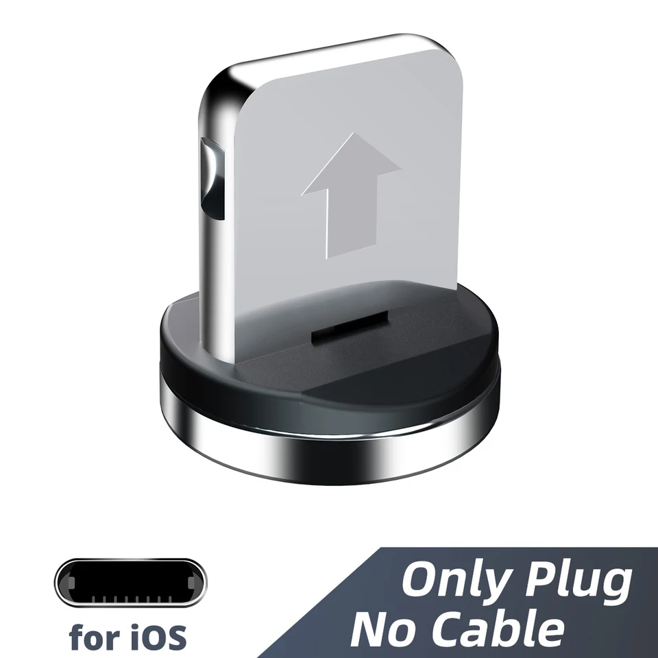 1/3/5 pcs Round Magnetic Cable Tip Micro USB Magnetic Charger Cable Plug USB Type C Magnet Cable Adapter 360 Rotate Cable Tips - Image 4