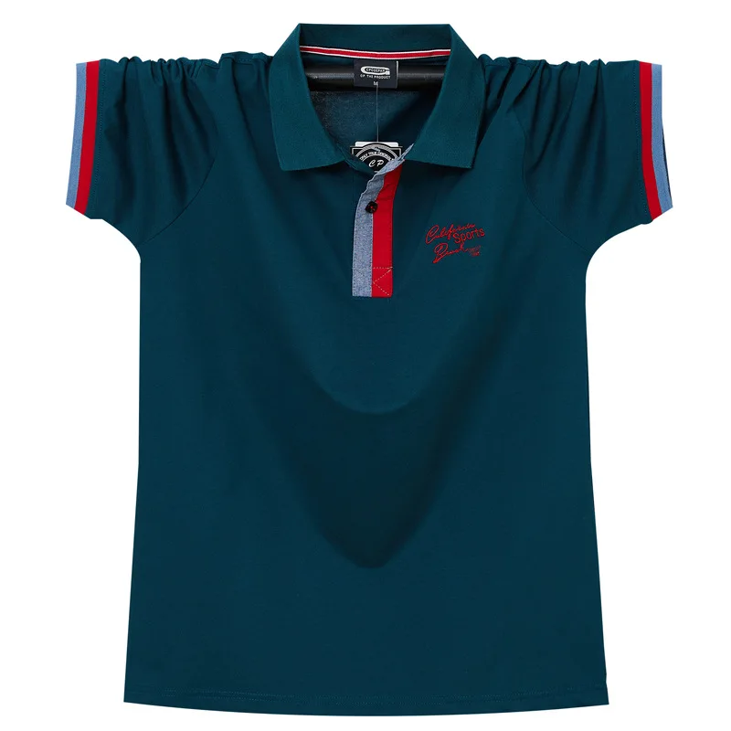 2021 Summer Loose Polo Shirt Men Casual Short Sleeve Polo Shirts Cotton Fashion Breathable Tops Male Plus Size 4XL 5XL 6XL HA204 - Image 6