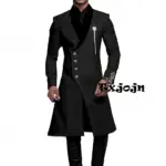 African Fashionable Long Suit Set Wedding Groom Dresswear Hot Sale Men's 2 Pieces Birthday Party Mature New Customized Tuxedo