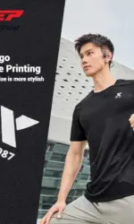 Xtep Short Sleeve Round-Neck T-Shirt For Men 2025 Spring Quick-Drying Sports Training Breathable Outdoor Cool Tops 875229010175