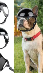 Hiking Cycling French Bulldog Pet Locomotive Helmet Handsome Dog Accessories for Small Medium Dogs Puppy mascotas Hat Headgear