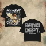 High Street Y2K Graphic T-Shirt Retro Hip-Hop Streetwear Tee with Bold BACK WHEN DESIGN BRND DEPT Text Lightweight Shirt Unisex