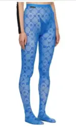 High Waist Pants Women Street Wear Elastic Slimming Tight Thin Socks Autumn Fashion Solid Color Moon Perspective Mesh Plush