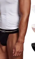 ORLVS Briefs Male Seamless Hip Design Mens Underwaer Super Large Wide 5cm Elastic Band Independent Codpiece Boy Short Pants
