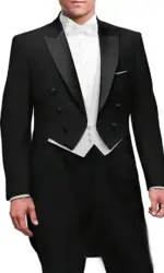 New Italian Tailcoat Design Men Suits For Wedding Prom (Jacket+Pants+Vest) Elgant Terno Men Suit Set Groomsmen Groom Tuxedos