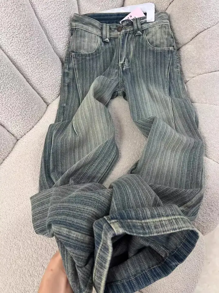 2000s American Vintage Pants Women Casual Y2k Thin Sportwear Y2k Clothing Retro Trouser Casual Chic Retro Harajuku Jeans Female - Image 6