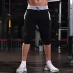 Men's Drawstring Sweatpants GYM Shorts Fashion Cargo Short Men Cropped Trousers Summer Beach Shorts Casual Jogging Track Pants