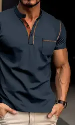 New Summer Men's Short - sleeved Polo Shirts: Casual, Sporty and Quick - drying Men's Tops
