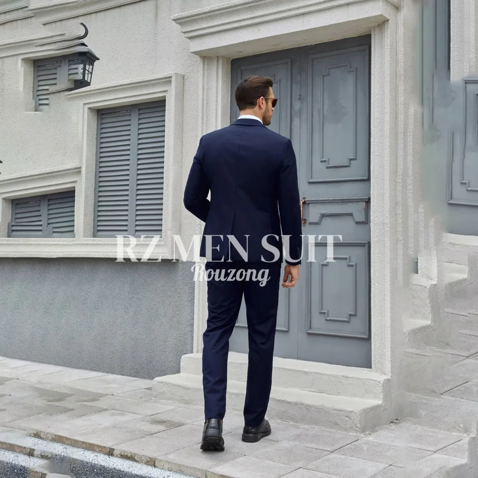 Men's 3 Piece Slim Fit Suits Double Breasted Suit Men Formal Suit for Wedding Prom Dinner Party traje de hombre elegante - Image 5