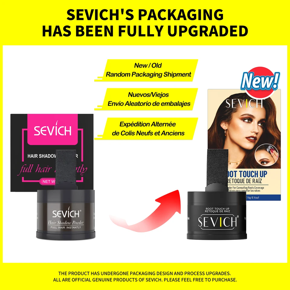 Sevich Hairline Powder 4g Hairline Shadow Powder Makeup Hair Concealer Natural Cover Unisex Hair Loss Product - Image 2