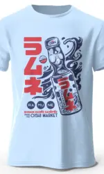Men's Anime Character Printed 100% Cotton T-Shirt, Soft Fabric Round Neck Short Sleeve Tee, Unisex Harajuku