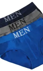 3Pcs/lot Men's Briefs Underwear Sexy Man Panties MEN Letter Underpants Breathable Comfortable Male Bikini Shorts Black Blue Red