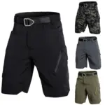 Men's Tactical Cargo Shorts Quick Dry Water Resistant Multi-Pocket Outdoor Shorts Lightweight for Hiking Camping Military Style