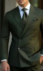 man 2 piece outfit set Pointed collar high-quality slim jackets men's suit with peak lapel for wedding Summer beach