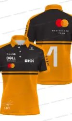 2026 New Norris 1 Team Polo Shirt Oscar Piastri 81 Driver Quick Dry T-shirt Sport Casual Top Plus Size Racing Polo for Men
