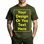 Customized Tee Shirt For Men Design Your Logo Here Cotton Unisex Tshirt  Cotton Summer Top Fashion Unisex Tshirt