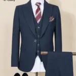 ST Cassy High Quality Male Groom Wedding Blazers Slim fit casual evening gown Business Office Men's Suits