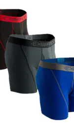 3Pack Exofficio Mens Underwear Boxer Brief  With Fly Men Mesh 6" Boxer Briefs Underwear Sports Boxer Brief  Shorts Light Comfy