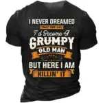 Men's T Shirt Fashion Letter Graphic T-Shirt for Men 3D Printed T Shirt Summer Short Sleeve Tee Casual Top Oversize Man Clothing