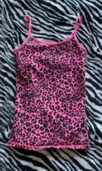 Leopard pattern Camisole rock aesthetic emo girl Y2K crop tops casual punk hottie harajuku hip hop street retro chic womens vest