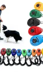 Dog Training Clicker Pet Cat Dog Click Trainer Various Style Aid Adjustable WristStrap Sound Key Chain Dog Repeller Pet Product