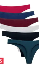 5 PCS/Set Cotton Panties G-String Women Panties Sexy Underwear Female Lingerie Thong For Woman Solid Color Intimate Pantys
