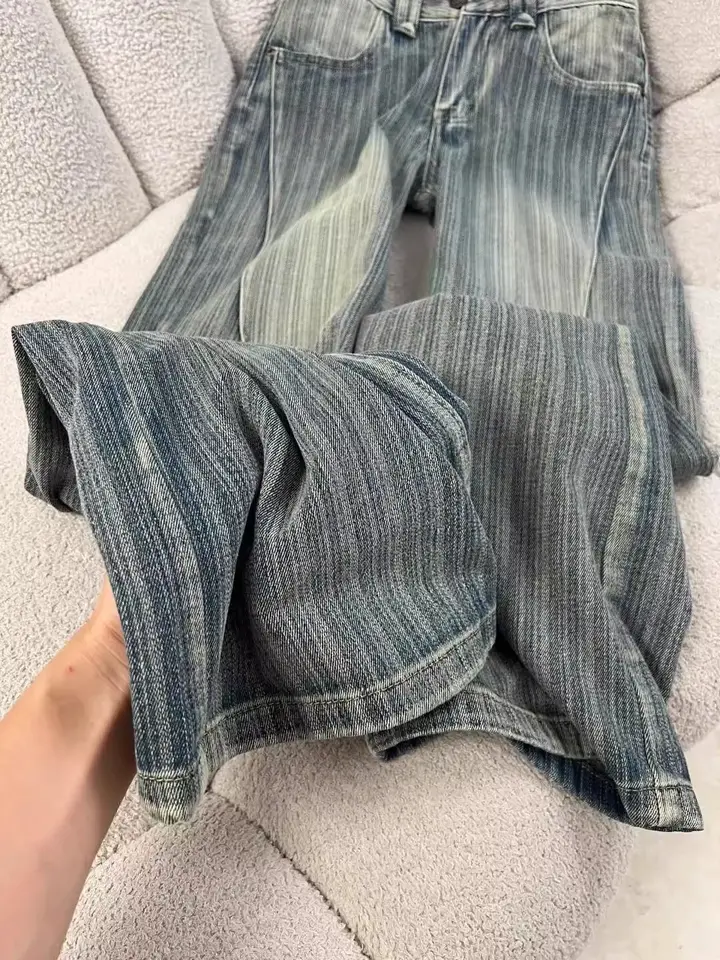 2000s American Vintage Pants Women Casual Y2k Thin Sportwear Y2k Clothing Retro Trouser Casual Chic Retro Harajuku Jeans Female - Image 4