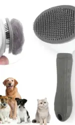 Pet Dog Brush Cat Comb Self Cleaning Pet Hair Remover Brush For Dogs Cats Grooming Tools Pets Dematting Comb Dogs Accessories