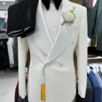 Classic solid color Men's Suit set For Wedding Dress Elegant Single Breasted Jacket Pants For Business Men Groomsmen vestidos