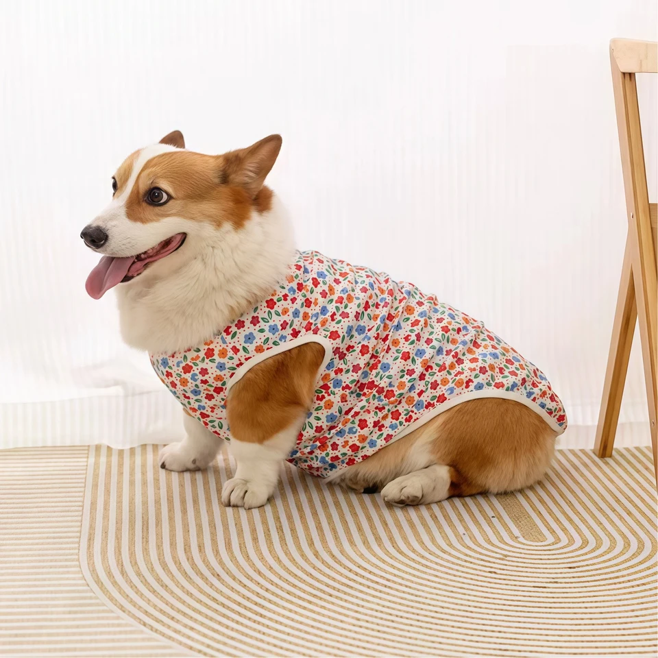 Cute Summer Pet Dog Cooling Vest Cartoon Soft Clothing Summer Casual Shirts Small Medium Large Dogs Puppy French Bulldog Clothes - Image 4
