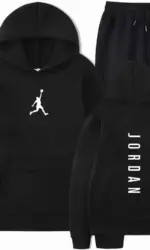 2025 Spring and autumn outdoor fitness basketball casual sportwear set fashion men's hooded jumper + jogging pants two-piece set