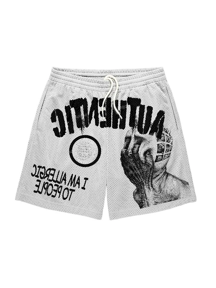 Fun Text Graphic Print Shorts High Quality Sport Training Breathable Fashionable Shorts Streetwear Men Fashion Casual Shorts - Image 5