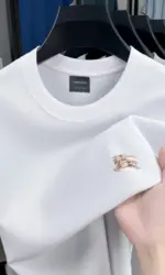 Luxury brand short sleeve T-shirt new comfort breathable cotton men's high-end Paul embroidery design business round neck top