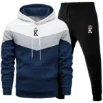 Autumn Winter Men Tracksuits Sets Long Sleeve Hoodie+Jogging Trousers Two Piece Fitness Running Suits Sportswear Casual Clothing