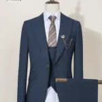 ST Cassy High-end Brand Formal Business Men's Suits Single Breasted Solid Color Slim Fit Suit wedding three-piece