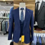 Classic Single Breasted Men's Suit set For Wedding Dress Gentleman Tailored Men Suit Formal Autumn Winter Suit Jacket Vest Pant