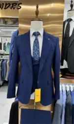 Classic Single Breasted Men's Suit set For Wedding Dress Gentleman Tailored Men Suit Formal Autumn Winter Suit Jacket Vest Pant