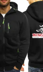 Winchester Rifles 2024 Men Spring and Autumn Printing Casual Hot Sale Three-color Zipper Hooded Classics Simplicity Coat