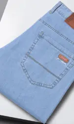 2026 New In Summer Thin Jeans Men's Loose Lightweight High Quality Straight Trendy Versatile Long Pants