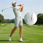 2026 Men's Cargo Trendy Shorts Casual Elegant Golf Pants, Suit Shorts Work Dress Shorts with Concealed-Type Zipper Side Pockets