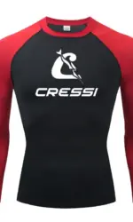 Men Surf Sunscreen Diving Suit Rash Protection t-Shirt Swimsuit Tight Short-Sleeved Swimming Floating UV Protection Diving Suit