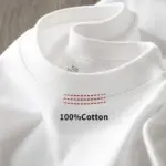 Pure White 260g Heavy T-shirt Men's Summer Pure Cotton Short-sleeved New Men's and Women's Streetwear